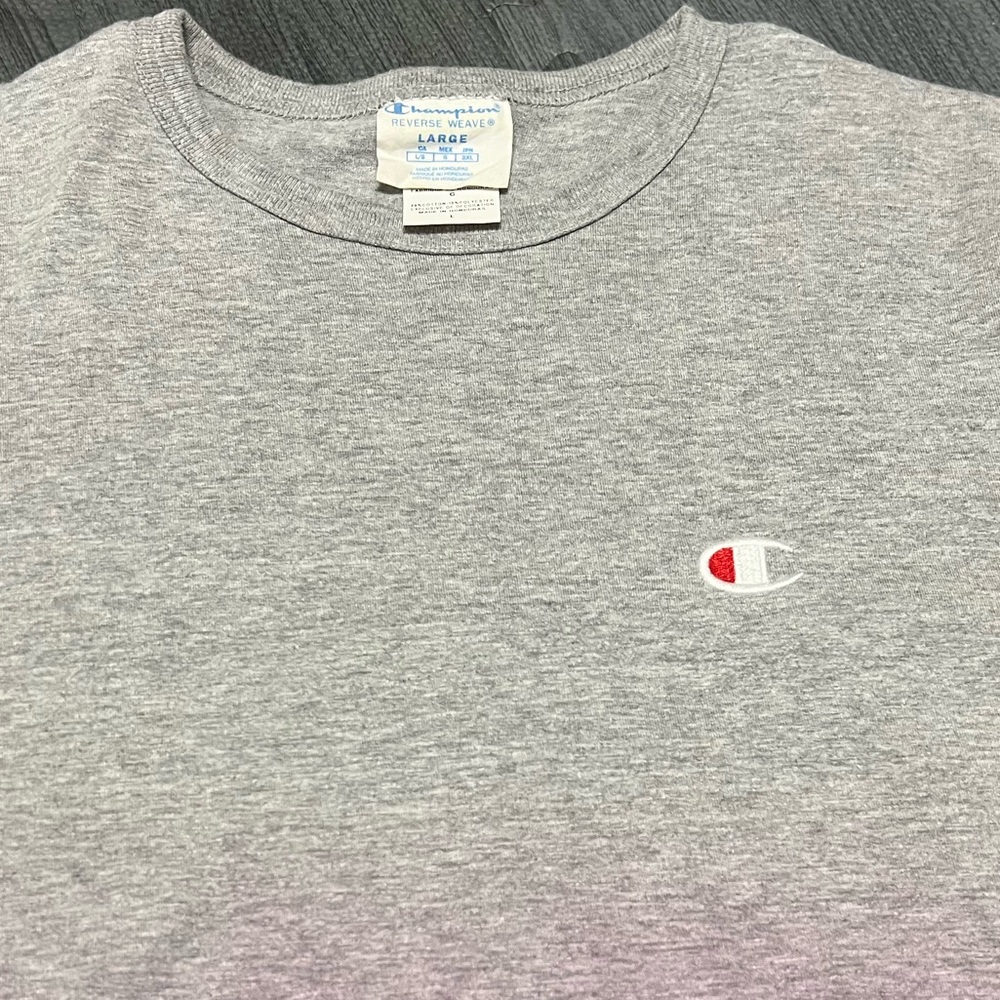 Champion Reverse Weave T Shirt “Two tone” - Picture 3 of 5